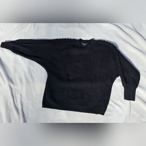 Simply Vera Black Sweater XXL with lacing detail